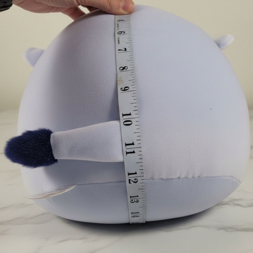 NEW 12" Squishmallow Toro the Blue Yak with Horns & Fluffy Belly - Picture 5 of 5